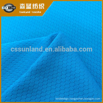 100% polyester dry fit honeycomb fabric for sportswear
